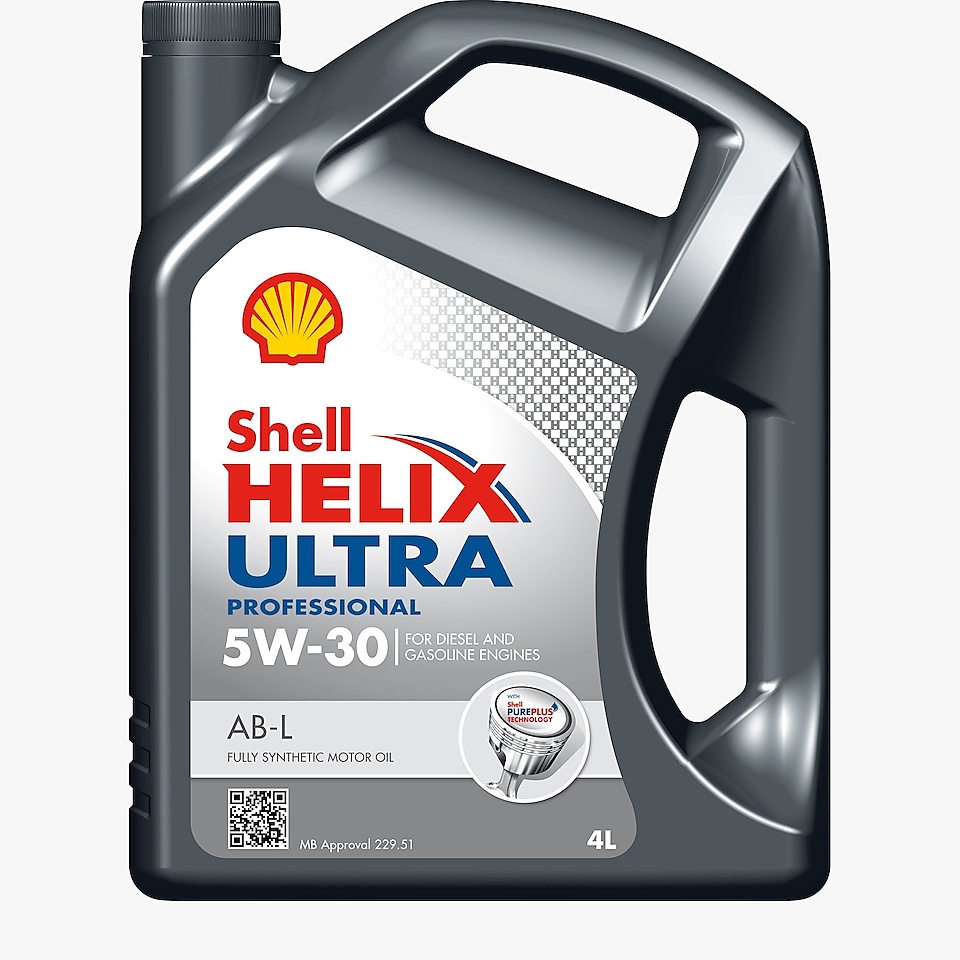 Packshot Shell Helix Ultra AB 5W-30
