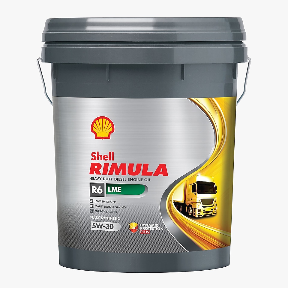 Оливи Shell Rimula R6 LME 5W 30 для важконавантажених дизельних двигунів
