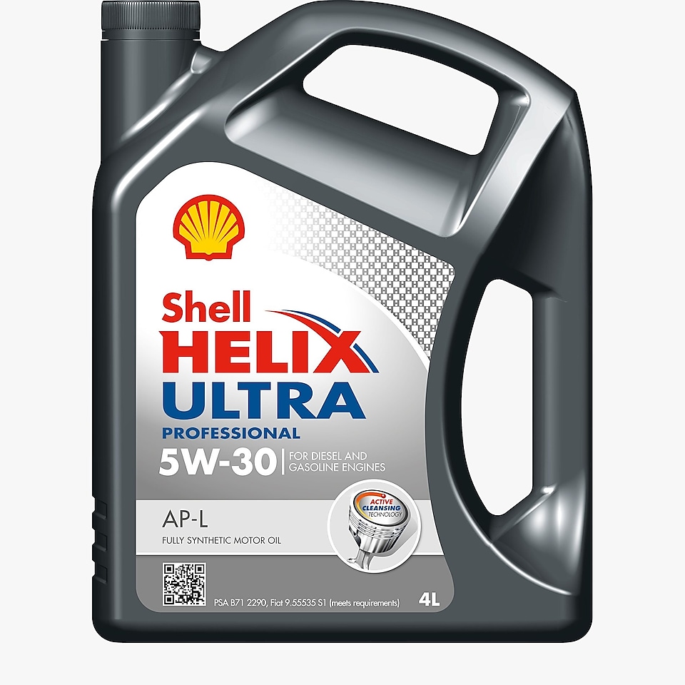 Packshot of Shell Helix Ultra Professional AP-L 5W-30