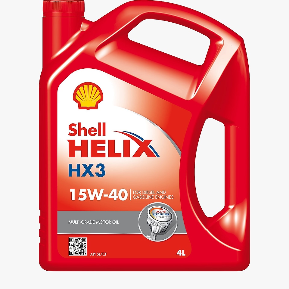 Зображення великим планом Shell Helix HX3 15W-40